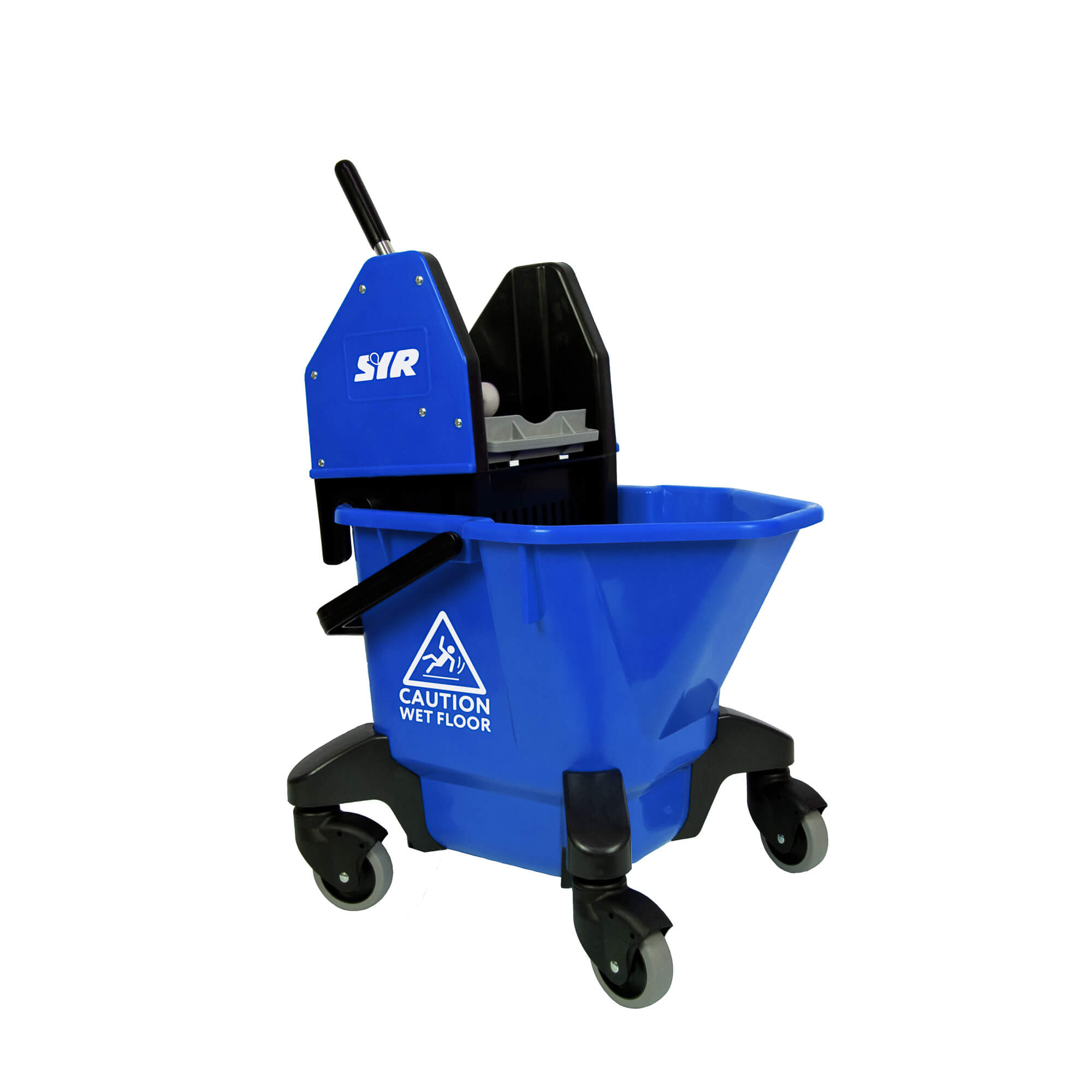 TRAD 4   HEAVY DUTY MOP BUCKET C/W 3" CASTORS BLUE