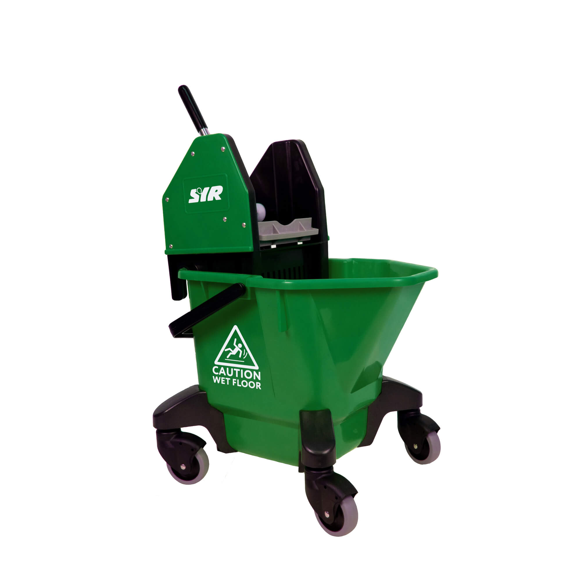 TRAD 4   HEAVY DUTY MOP BUCKET C/W 3" CASTORS GREEN