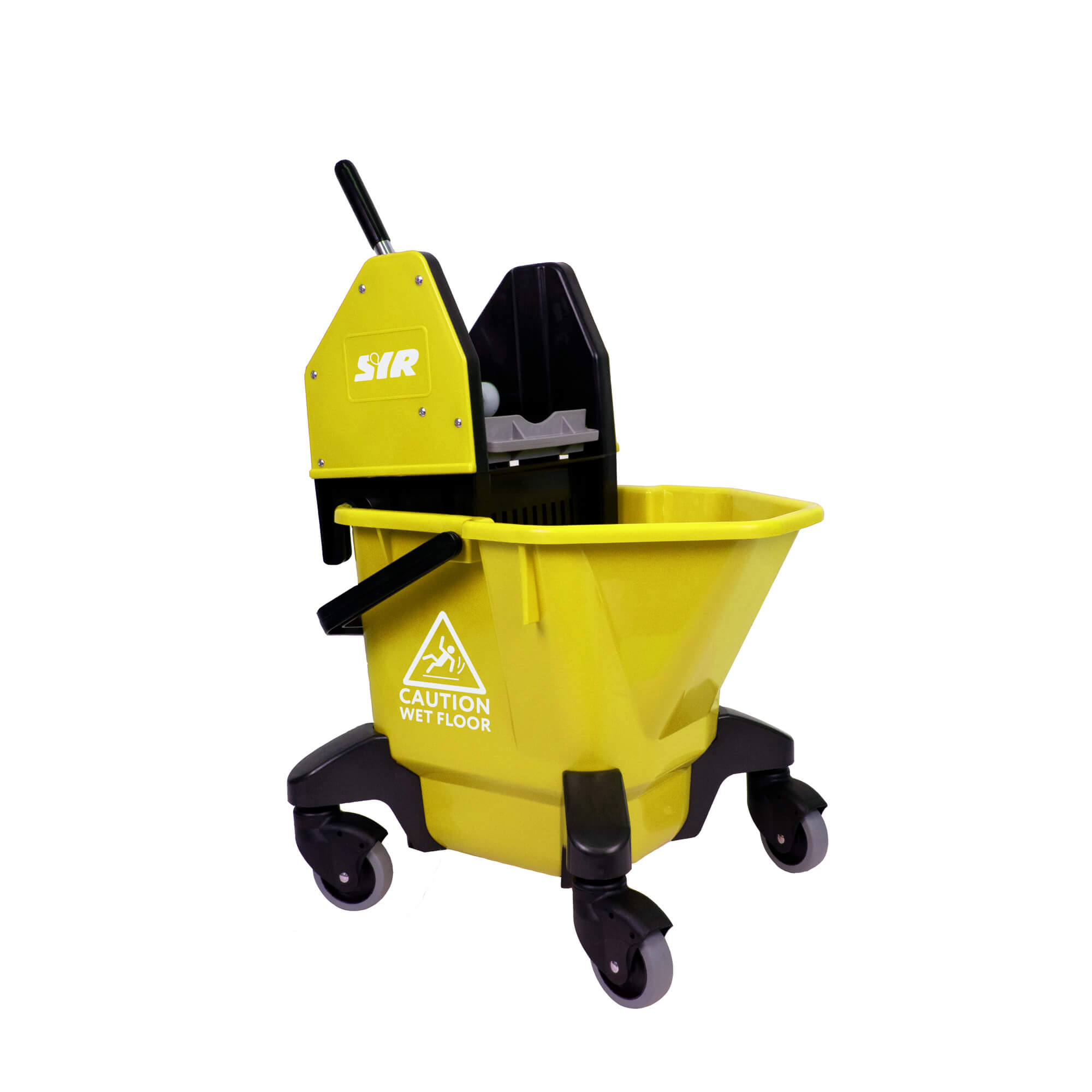 TRAD 4   HEAVY DUTY MOP BUCKET C/W 3" CASTORS YELLOW